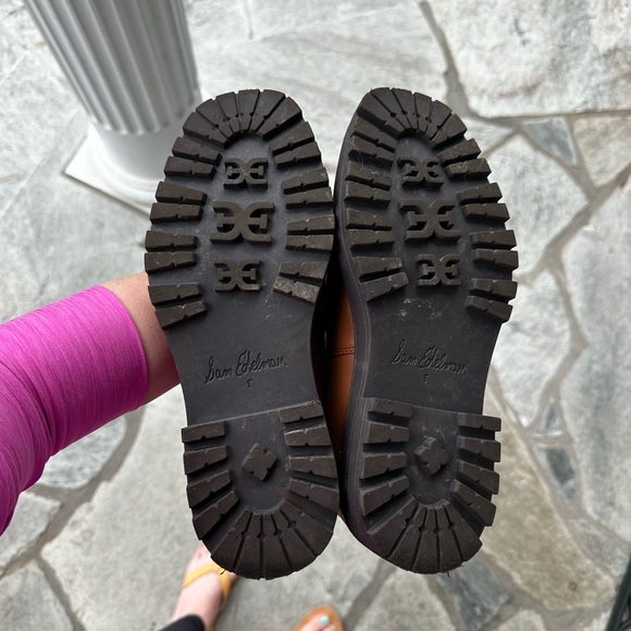 SAM EDELMAN LAGUNA BOOT TAWNY BROWN WATERPROOF LEATHER. Size 8 - Picture 2 of 4